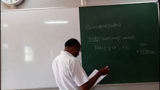 Formatted and unformatted output and input functions.