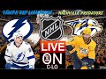 🔴Nashville Predators Vs. Tampa Bay Lightning In Exciting LIVE NHL Hockey Action!