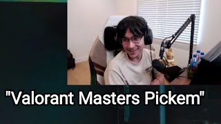 TenZ gives his Pickem/Prediction for Valorant Masters Iceland Qualifiers