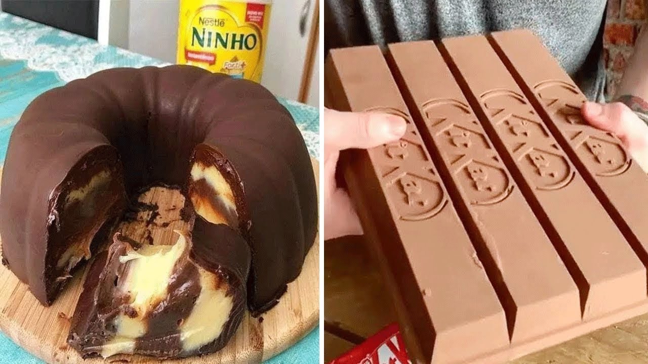 🍫 Очень вкусные уроки по приготовлению шоколадного торта для всех 🍫 Необыкновенно сытный шоколадн...