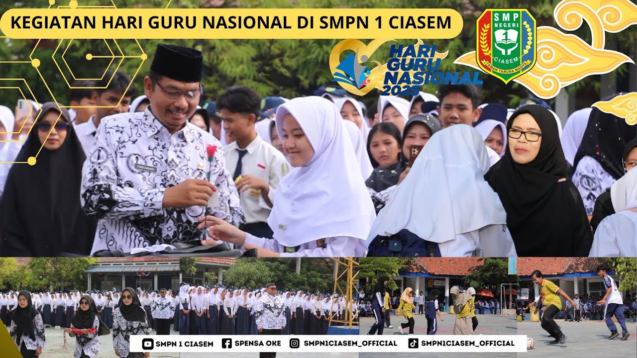 Serba Serbi Kegiatan Hari Guru Nasional Di SMPN 1 CIASEM - Tahun 2025