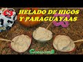 HELADO DE HIGOS Y PARAGUAYAS (INCREIBLE SABOR)