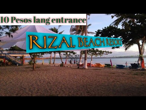 beautiful beach Rizal beach resort..Sorsogon city Philippines - YouTube