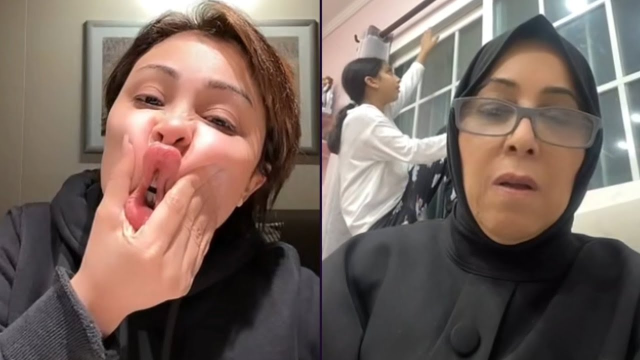 ابرار الكويتية بث مباشر مع أمها ماما زهره 😆