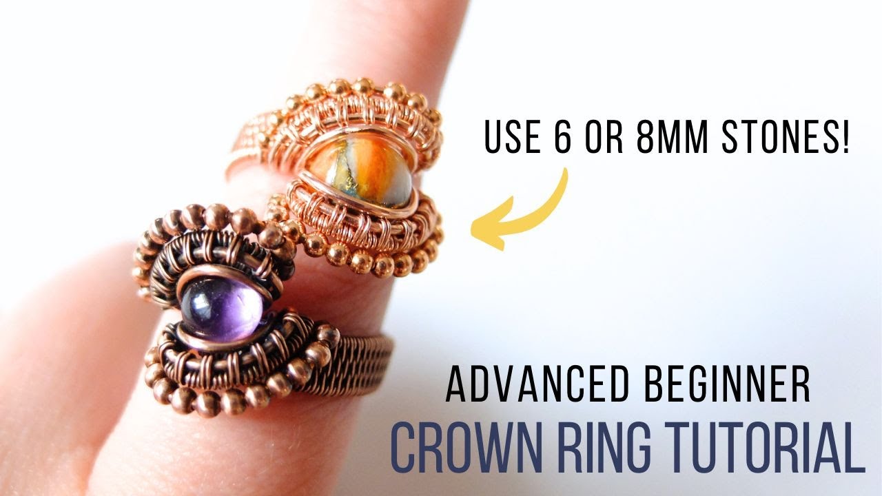 Learn How to Create a Wire Weave Ring in 15 Minutes! Fidget Ring ...