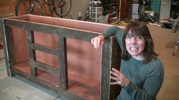 Building a Rustic Vanity Part 2. Joinery work & Drawers