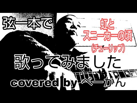 弦一本で「虹とスニーカーの頃」（チューリップ）歌ってみました covered by べーかん