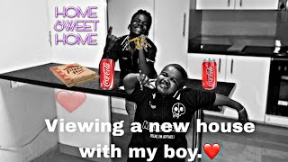 New house viewing with my boy Retha rsa.❤️