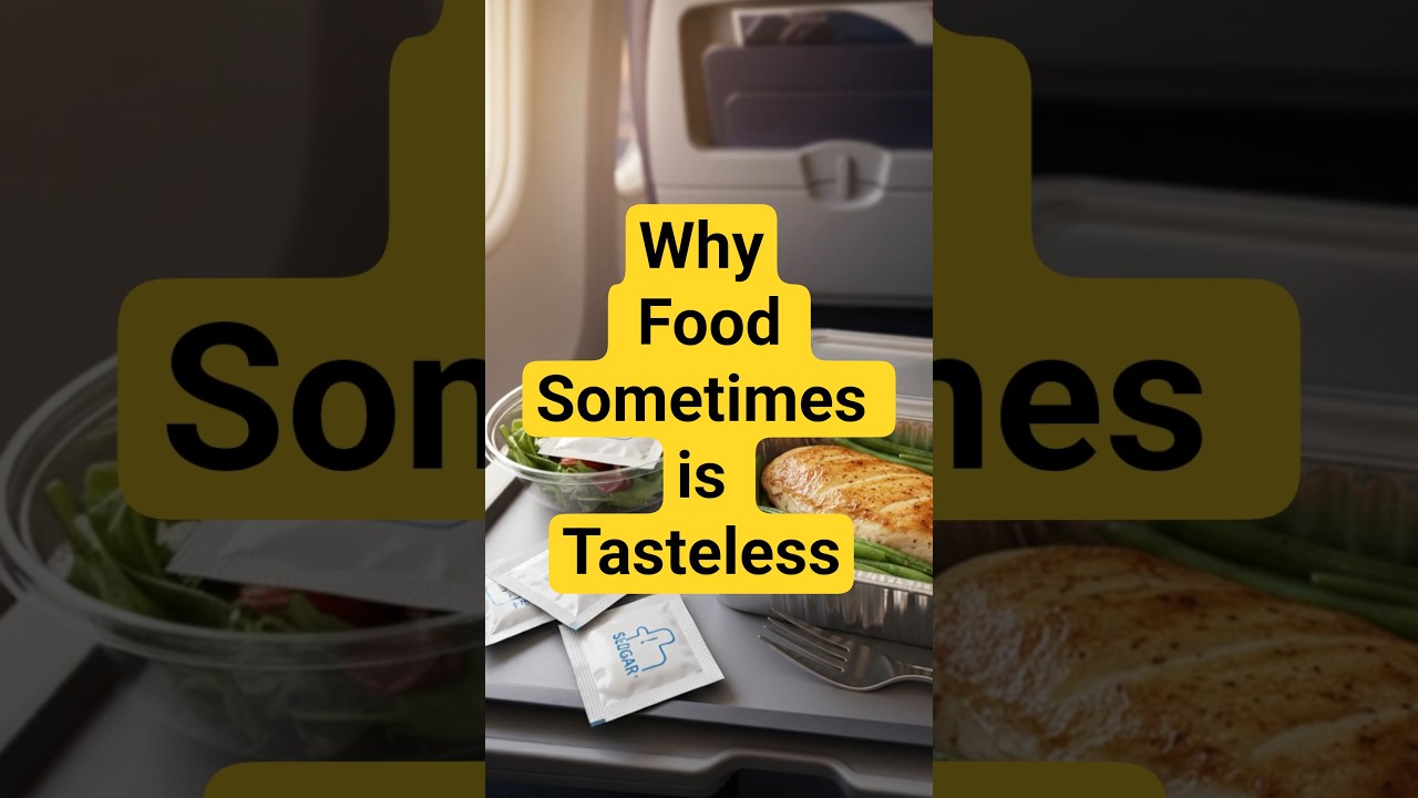 Почему еда в самолете иногда безвкусная ✈️😅 