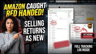 I caught amazon red handed selling customers returns as new!  Ups store customer tracking number!