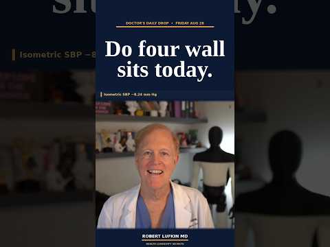Do four wall sits today.