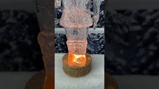 Swirling Glittery Nutcracker Snowglobe