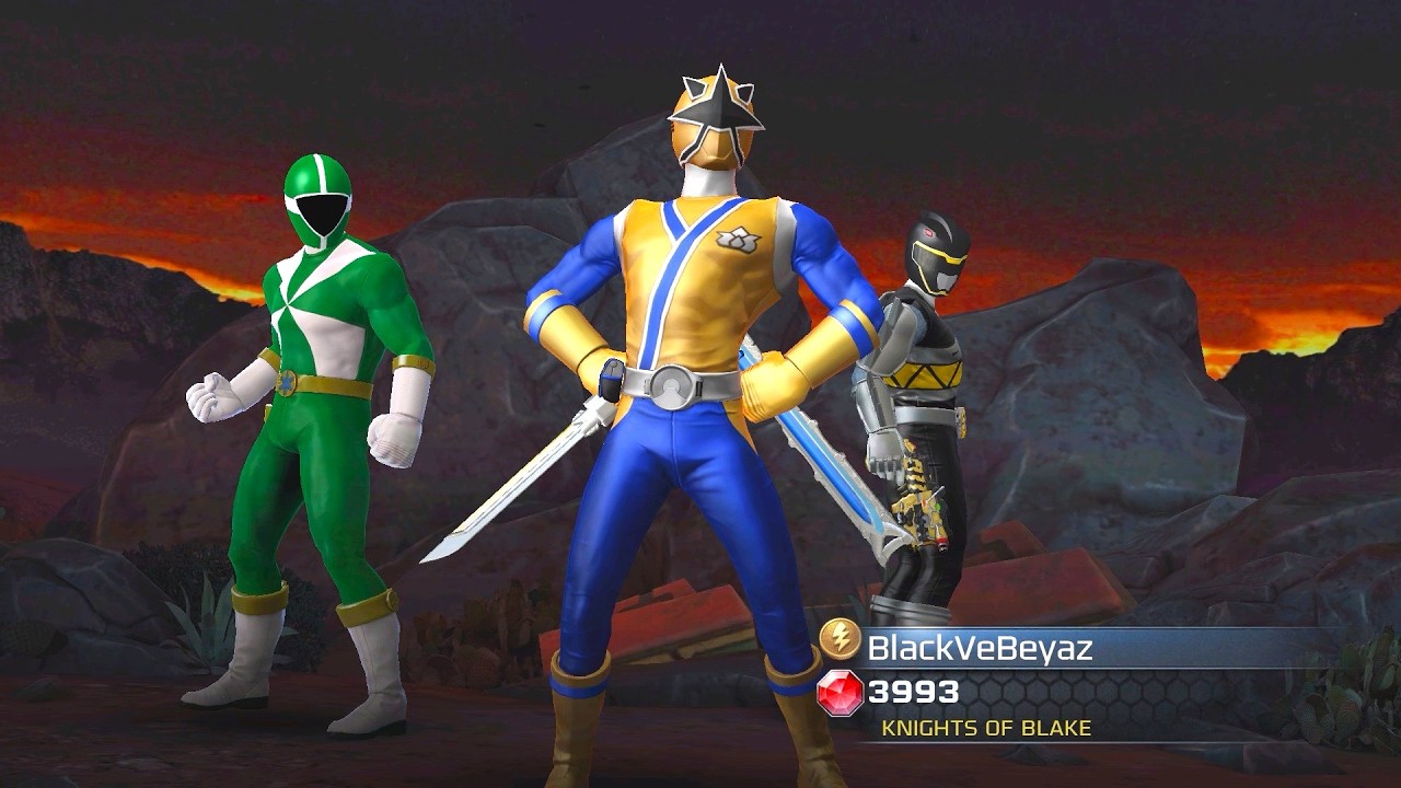 Antonio Garcia Samurai Gold M.D.K_SAINT  Birthday vid Power Rangers Legacy Wars Gameplay