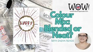 Multi Coloured Heat Embossing Projects