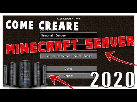 COME CREARE UN SERVER MINECRAFT - 2020
