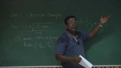 Spring-Mass-Damper System: Over and Critically damped (CH_15)