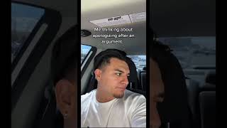 Famous Me thinking about apologizing after an argument #shorts Wealth