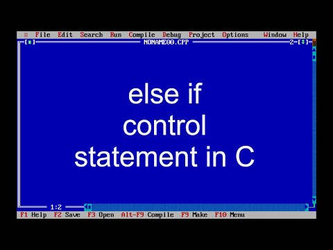 C Program(05) - Else If Statement in C