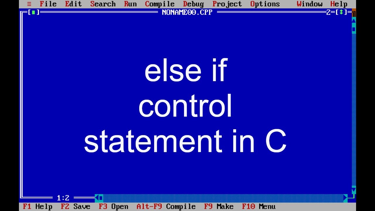 C Program(05) - Else If Statement in C - YouTube