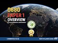 Environmental Management 0680 Paper 1 Section B Overview
