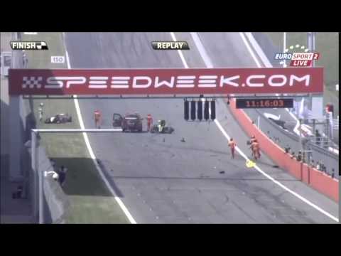 Roberto Merhi Nicholas Latifi huge crash Formula Renault Red Bull Ring Spielberg 2015