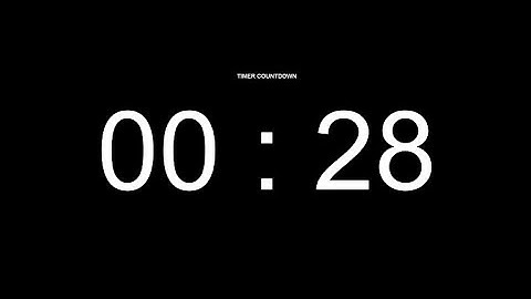 28 Seconds Countdown Timer