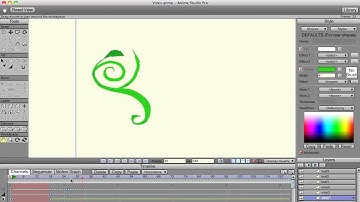 Joey Gates explains: "Anime Studio Pro 7" Animated variable line widths