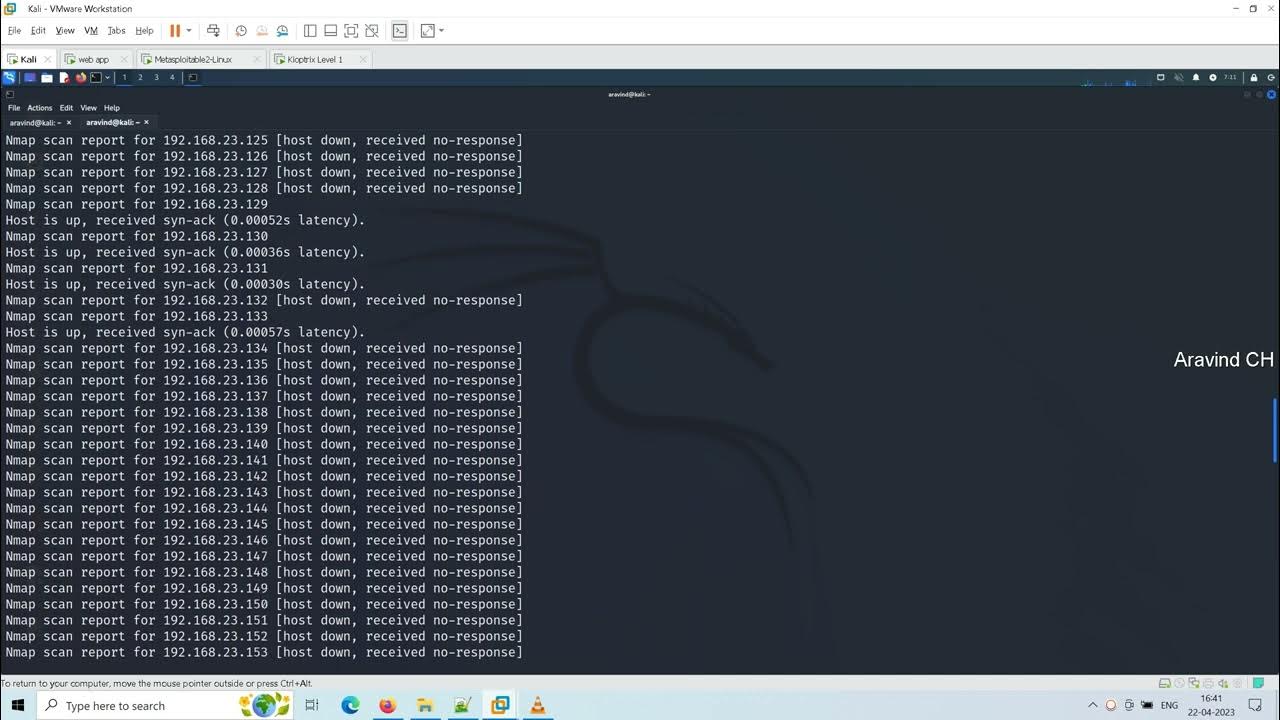 how-to-use-nmap-for-live-network-in-kali-linux-youtube