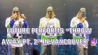 Future Performs Throw Away Part 2 For The First Time 🔮
