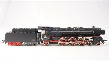Marklin DB BR 01 Express Train Steam Locomotive pulling Vintage Tin Plate DB D-Zug (Express Train)
