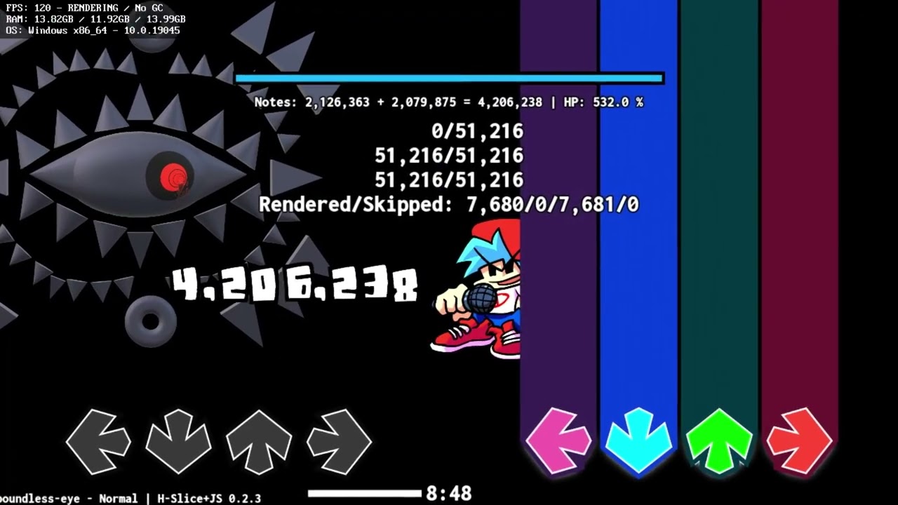 FNF - Boundless EYE V2