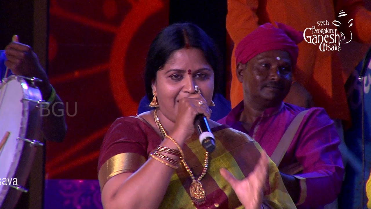 TANDHANA TA NA NA Kannada Folk Song  Shubha Raghavendra 57th Bengaluru Ganesh Utsava 2019