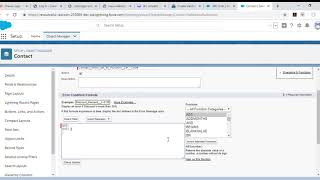 Create a validation rule to check that a contact is in the zip code of its account - lightning