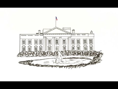20+ Latest Sketch White House Drawing Easy | Invisible Blogger