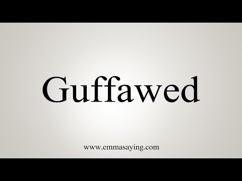 How To Say Guffawed