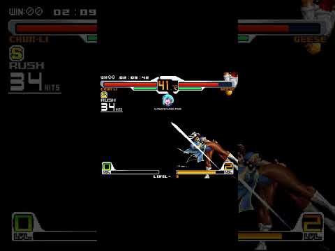 SVC CHAOS SNK VS CAPCOM - CHUN-LI COMBO 100% #ultimateplayer #tas #snk #capcom #kof #chunli  #arcade