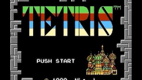 Tetris NES Nintendo 1989 Unused Music Game Genie Code