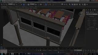 Tutorial Timelapse 3d modeling school building in 3d max screenshot 2