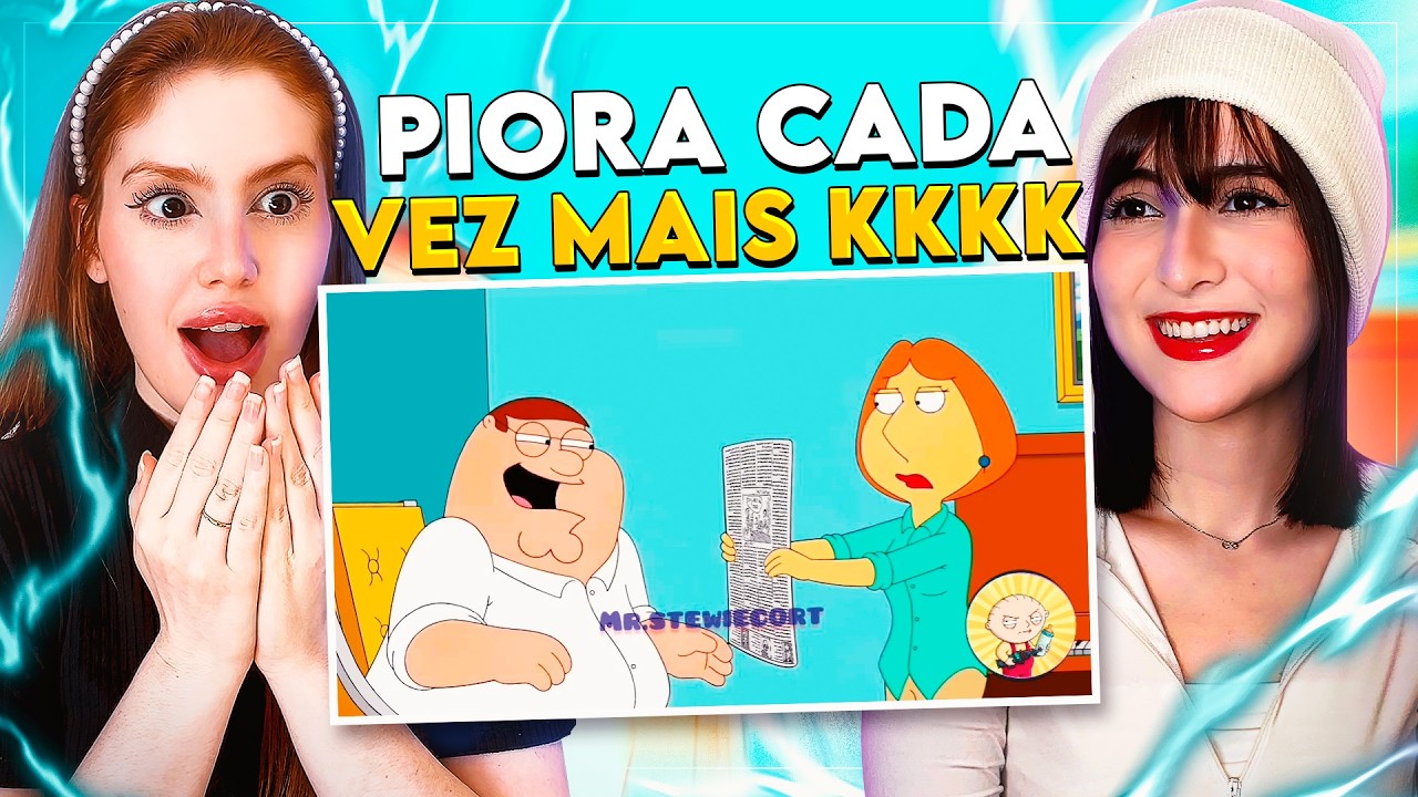 REACT | FAMILY GUY EM MODO CANCELAMENTO TOTAL #8 | CR Reacts
