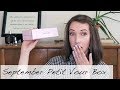 September 2018 Petit Vour Unboxing + First Impression