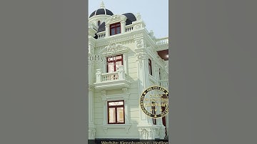 Biệt thự lâu đài cổ điển pháp 2 tầng diện tích 120m2 mặt tiền 10m