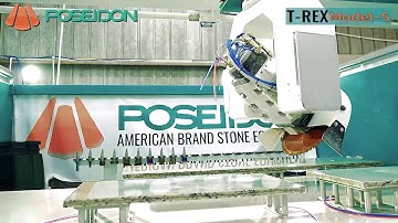 T Rex Model S Stone CNC 5 axis Bridge and Router