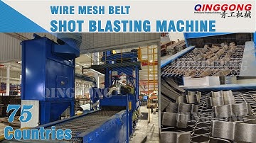 The Production Process of Multi-purpose Mesh Belt Shot Blasting Machine | Wheel Blasting Machine