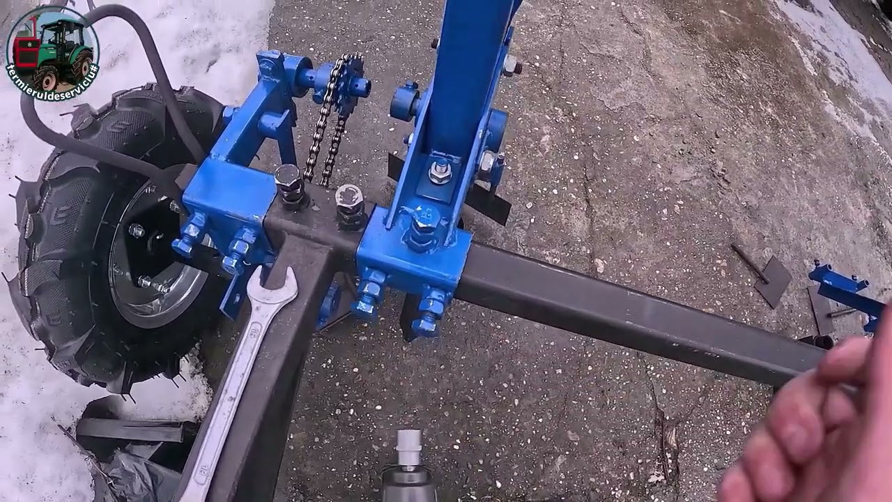 ❄️ S02-E09 - Asamblare semanatoare usturoi  4 (🌱🌱🌱🌱) randuri🧄🛠️