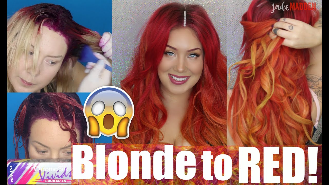 TO - Phoenix Hair Color FROM BLONDE TO | Jade Madden - YouTube