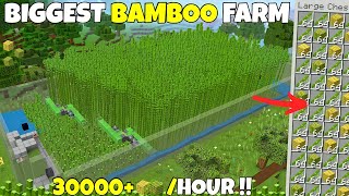 Biggest 1.20 Bamboo/Wood Farm Tutorial In Minecraft! ( MCPE / Bedrock / Xbox / PS4 )Justcraft