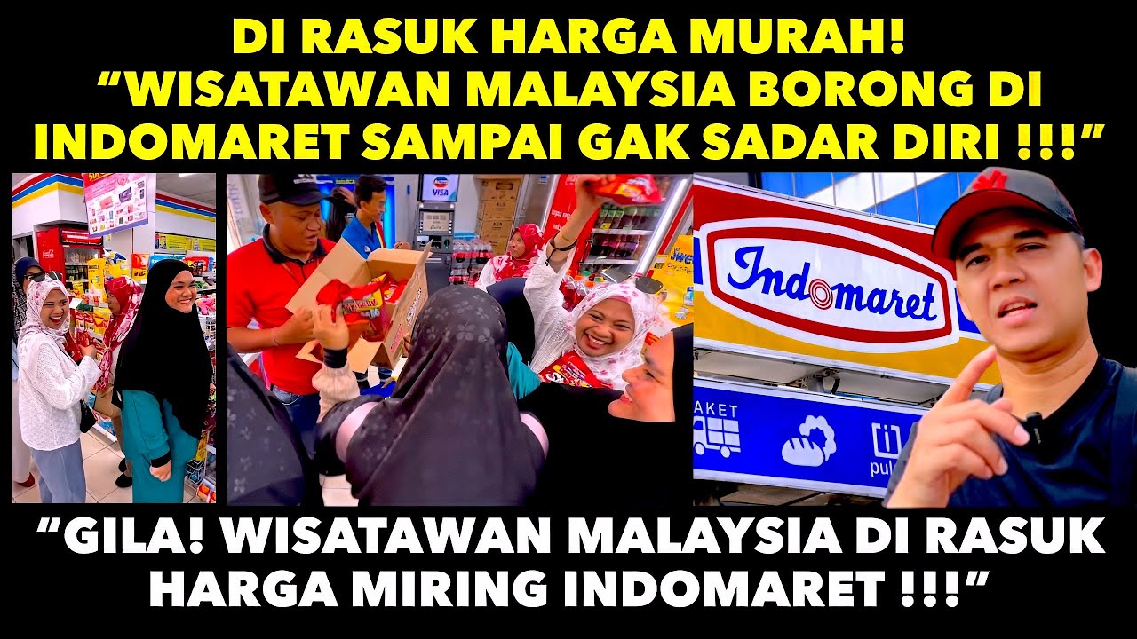 “Bikin Gila! Wisatawan Malaysia Di Rasuk Harga Miring Indomaret, Lo Gak Bakal Percaya!”