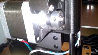Frame bracing and motor dampers on my 3d printer