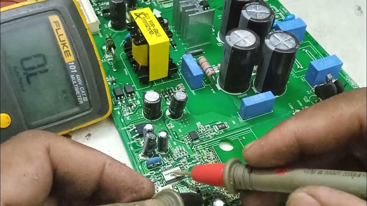 LG Double Door Inverter Refrigerator blow up IPM module replace pcb repair YouTube