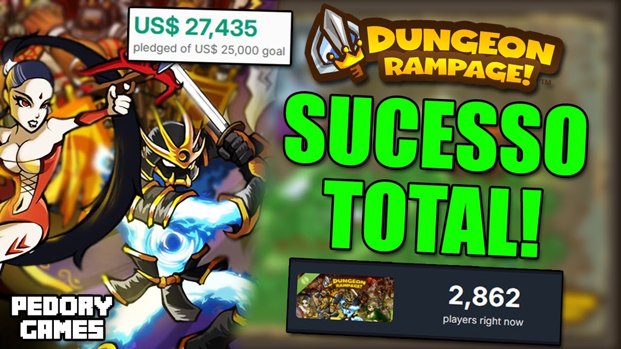 DUNGEON RAMPAGE É UM SUCESSO 🤩 | DATA DE LANÇAMENTO VAZOU? 😨